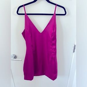 Satin cocktail dress